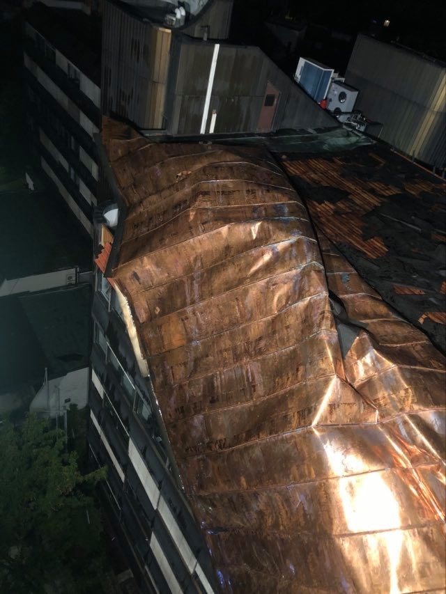 Nad Ljubljano se je razbesnelo neurje