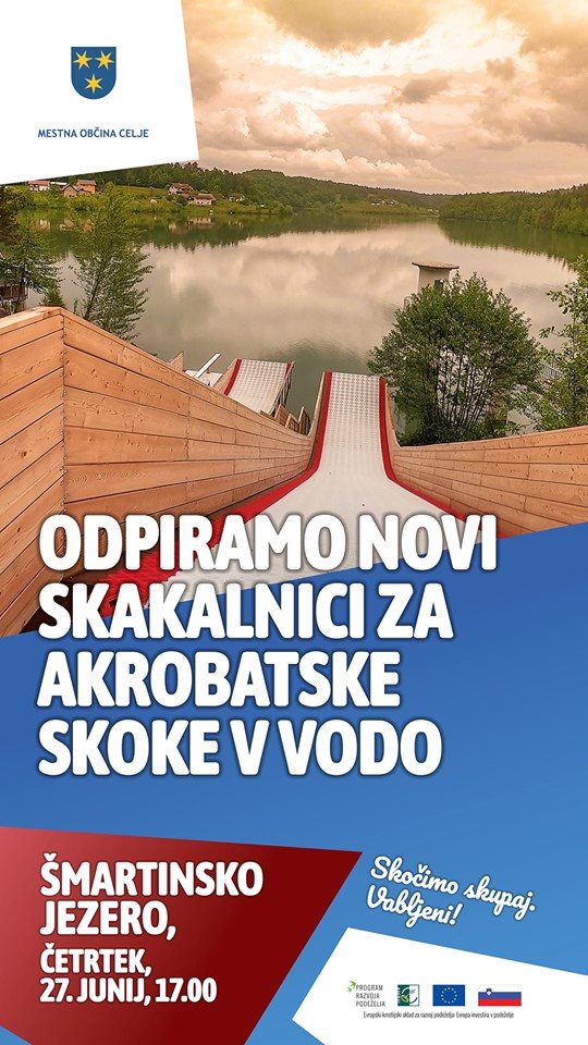 Na Šmartinsko jezero se vračata skakalnici