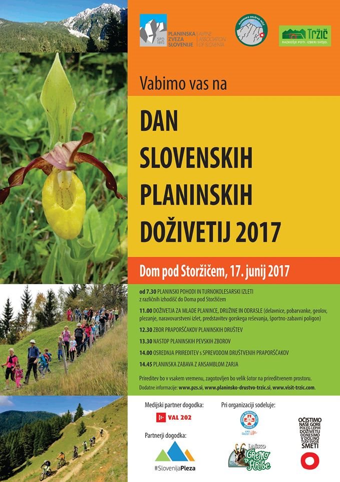 V Domu pod Storžičem Dan slovenskih planinskih doživetij