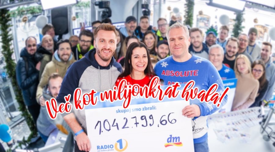 SAJ NE MORE BITI RES!!! Zbrali smo 1.042.799,66 EUR in presegli lansko številko! Ko sanje postanejo resničnost 