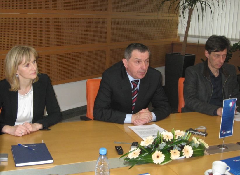 Nina Ribič, pravnica v TEB, Tomislav Malgaj in Jure Colarič