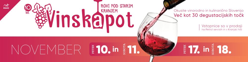 Vinska pot v Rovih pod Kranjem