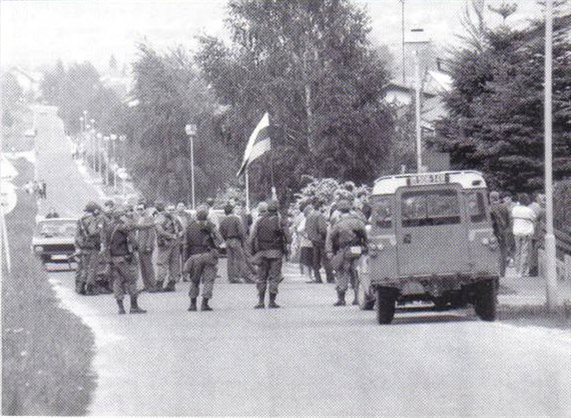 Mariborčani preprečili  nov prihod jugoslovanskih vojakov. 