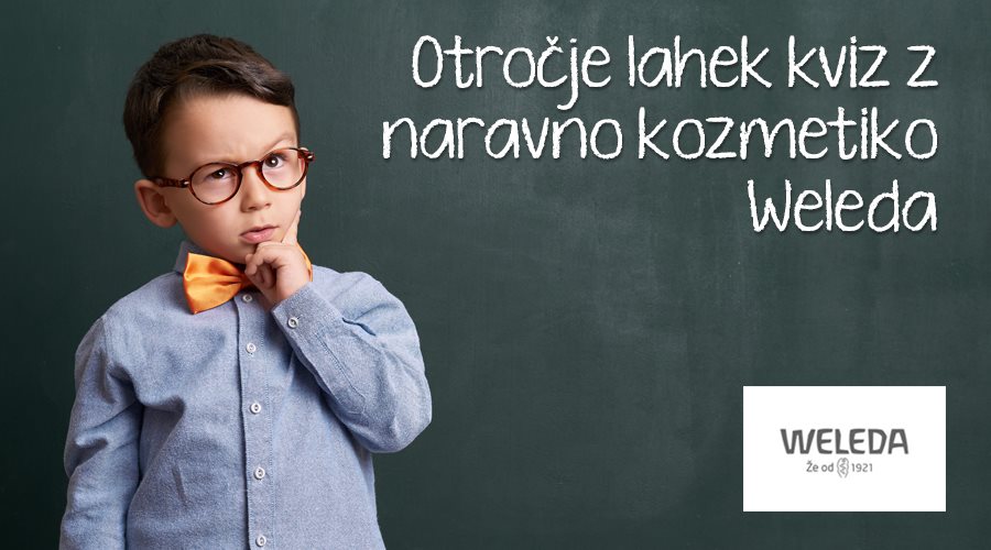OTROČJE LAHEK KVIZ Z NARAVNO KOZMETIKO WELEDA na RADIU 1