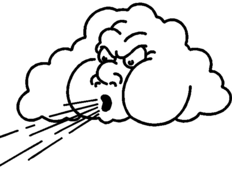 "Mona, na Obali piha burja!"